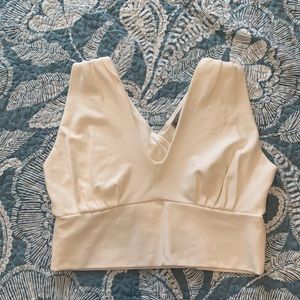 UV White Crop Top